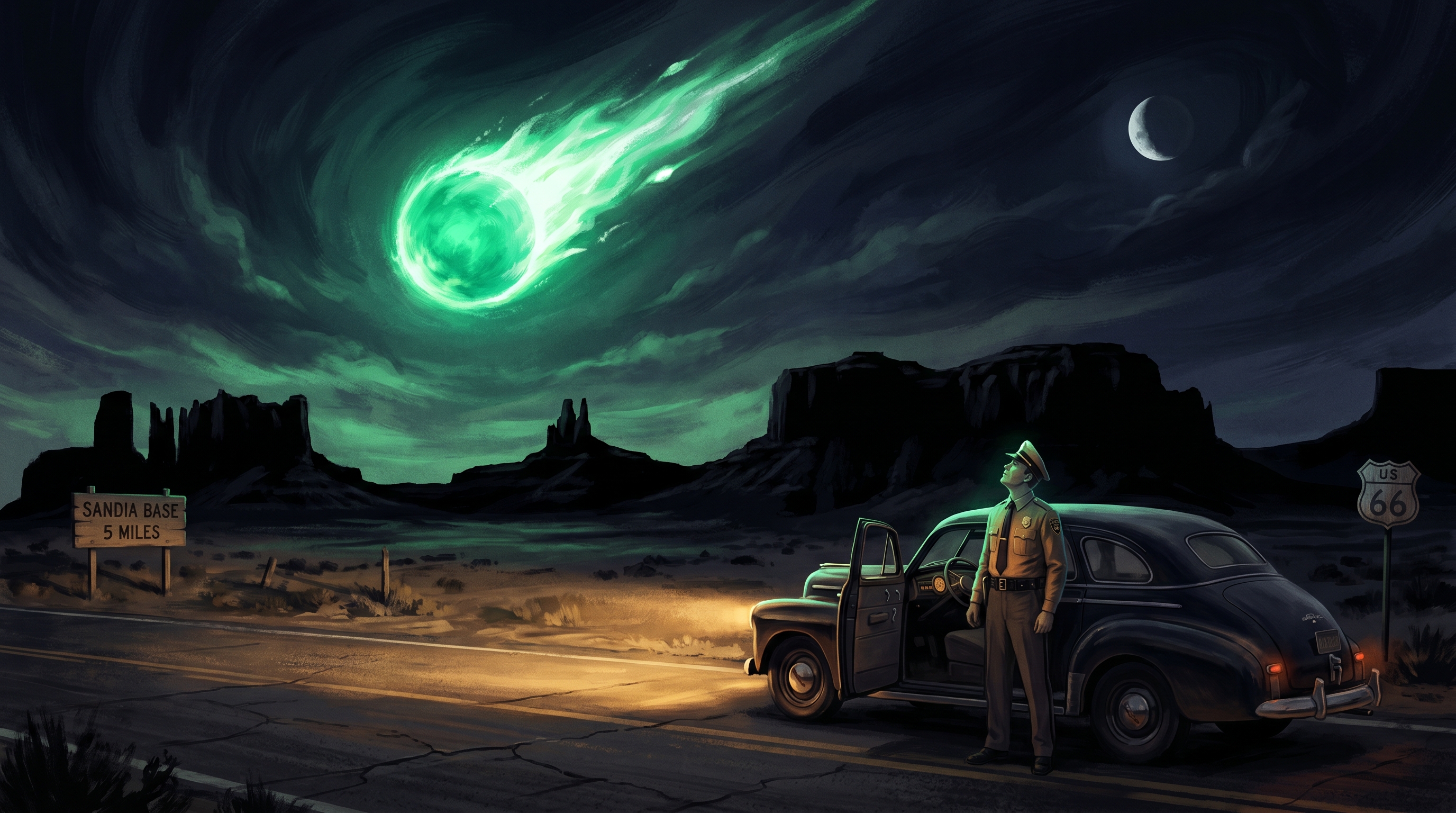 Bolas de Fogo Verdes Sobre Sandia: O Triângulo Nuclear, Dezembro de 1948